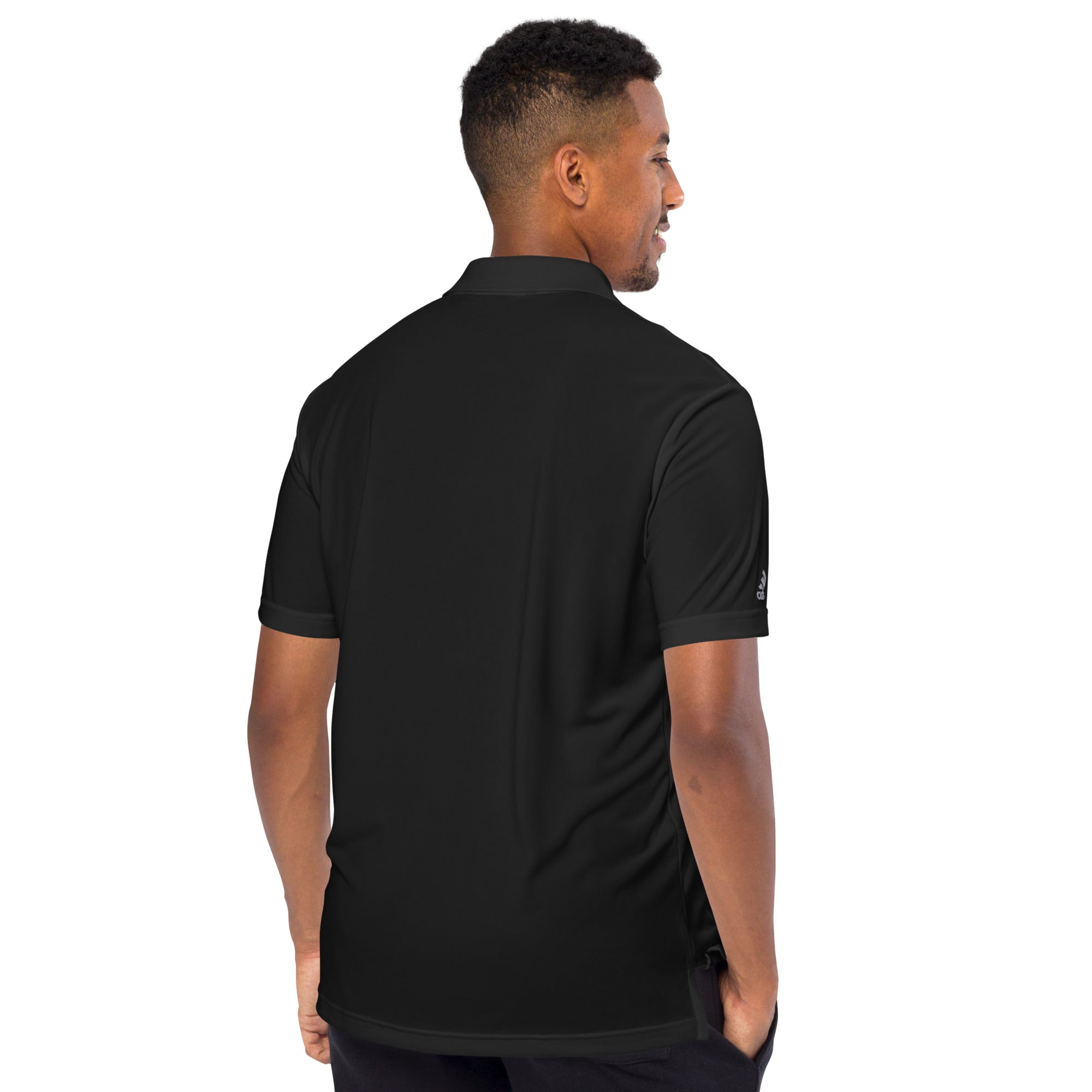 RL Adidas Performance Polo Shirt Blue Logo