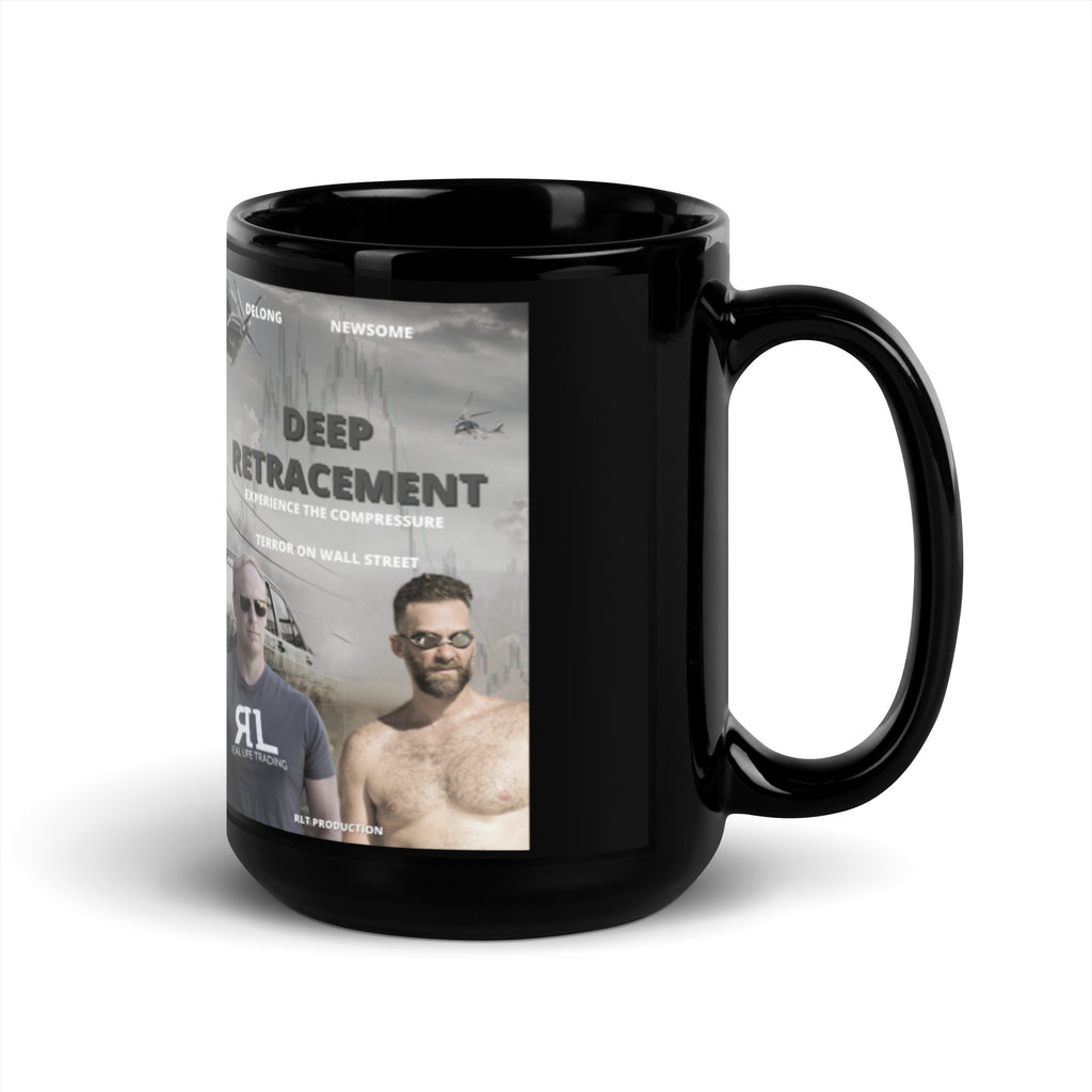 15 oz Deep Retracement Black Glossy Mug